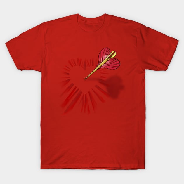 Arrow in my heart T-Shirt by Cterio